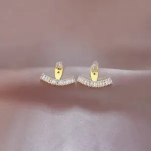 A115 Gold [Copper Micro Inlay Silver Needle Real Gold Plating]]