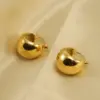 oly-2614923a3f77d81c20606e2e84f9b7e3 Wholesale PVD Coated 18K Gold Plated Geometric 304 Stainless Steel Retro Waterproof Non Tarnish Earrings