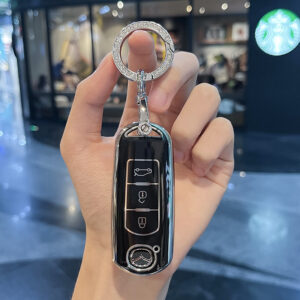 Mazda A- Smart 3 Key [Black Single Shell] + Diamond Ring