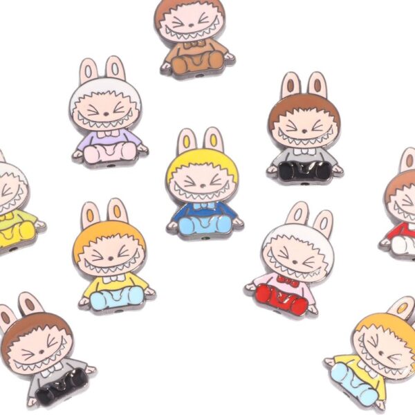 oly-261c3949384789018aad948d3142cad0 Wholesale New DIY straight hole beads cute cartoon cartoon cloth cloth decoration mobile phone chain key chain bag chain accessories