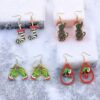 Wholesale Christmas Socks Cartoon Earrings OLY Exclusive