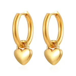 MS-657 Gold & Small Love Ear Clip