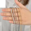 Wholesale Vacuum Plating 18K Gold Geometric 667 Stainless Steel Stainless Steel Simple Style 667 Stainless Steel Necklace