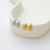 Wholesale PVD Coated 18K Gold Platinum Real Gold Plated Geometric 304 Stainless Steel Simple Style Waterproof Non Tarnish Ear Studs
