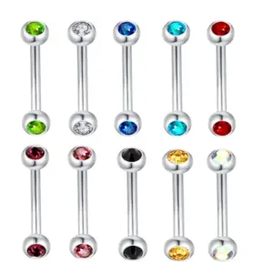 Wholesale Fashion Rhombus Stainless Steel Rhinestones Ear Studs 1 Piece