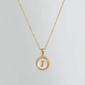 Gold J (Including Chain)