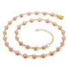 Wholesale Jewelry Fashion Devil'S Eye 304 Stainless Steel 18K Gold Plated Enamel Stainless Steel Jewelry Sets