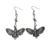 oly-26663958fb413bccdfea11ae77f16a10 Wholesale European and American Exaggerated Earrings, Retro Gothic Style Thorn Moth Earrings, Halloween Funny Earrings