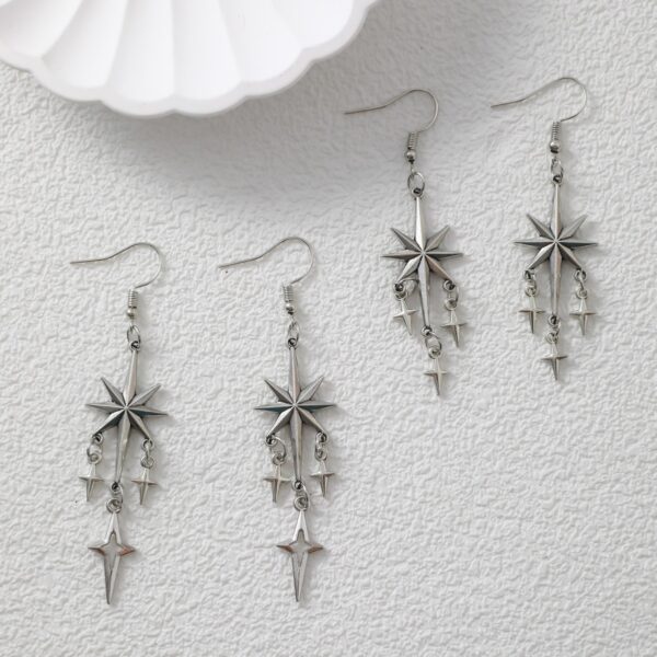 Wholesale Original cross-border foreign trade Europe and the United States Gothic new personalized innovative alloy earrings factory direct sales