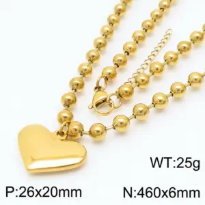 Gold Necklace KN234436-Z