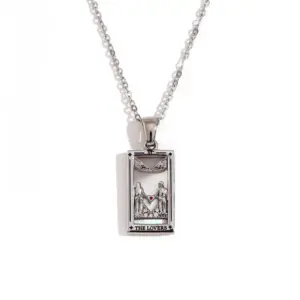 Original New Tarot Necklace-Steel Color-Lovers