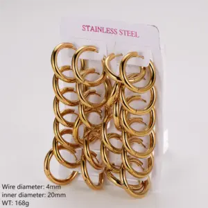 [Gold] Wire Diameter 4mm, Inner Diameter 20mm