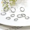 Fashion 18K Vacuum Plated 316L Stainless Steel Hoop Earrings Wear-resistant Color-retaining Stud Earrings Geometric Pattern Jewelry