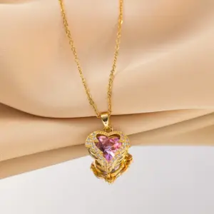 Heart of the Ocean Colorful Crystals / Gold