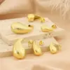1 Pair Simple Style Water oplets Plating Inlay Copper Rhinestones Gold Plated Ear Studs