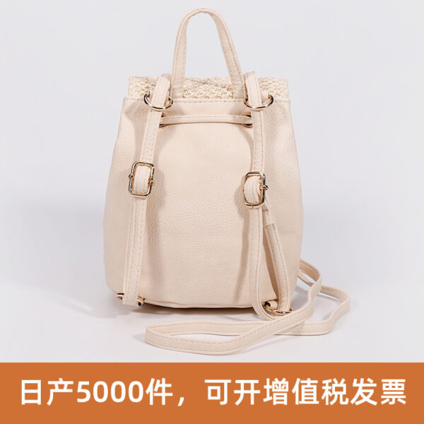 Wholesale Vintage straw backpack