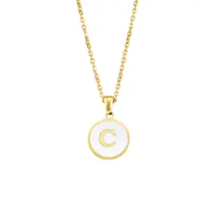 Letter C / 18K Furnace Real Gold