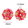 oly-26e136228be21d67af637e028282323c Wholesale Rhinestone-encrusted resin flower-shaped beads
