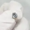 Fashion Rhombus Titanium Steel Plating Zircon Lip Stud