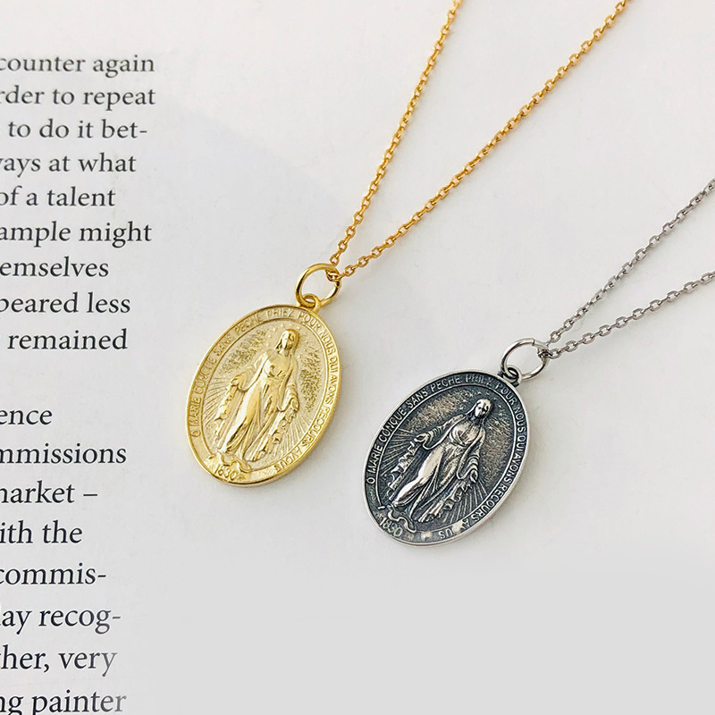 Wholesale Relief rtrait necklace