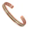Wholesale Vintage Style Geometric Magnetic Material Copper Rings Bracelets