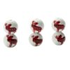 Wholesale 10pcs/pack lattice wooden beads Christmas wooden beads