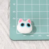 Wholesale Cartoon cat cute straight hole bead