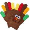 Wholesale Hand-knitted Thanksgiving Christmas Turkey Mittens