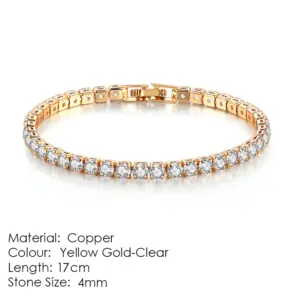 4mm Gold 17cm