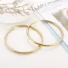 Wholesale PVD Coated 18K Gold Plated Geometric Stainless Steel Fashion Waterproof Non Tarnish Earrings