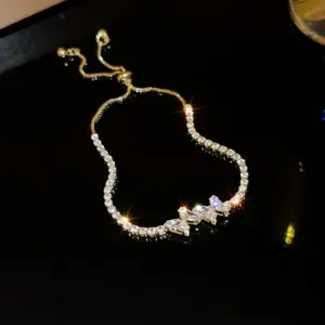 7# Bracelet-Butterfly-Gold