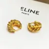 Wholesale Retro Solid Color Copper Earrings Plating Copper Earrings