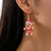 Wholesale Christmas bear and dog earrings