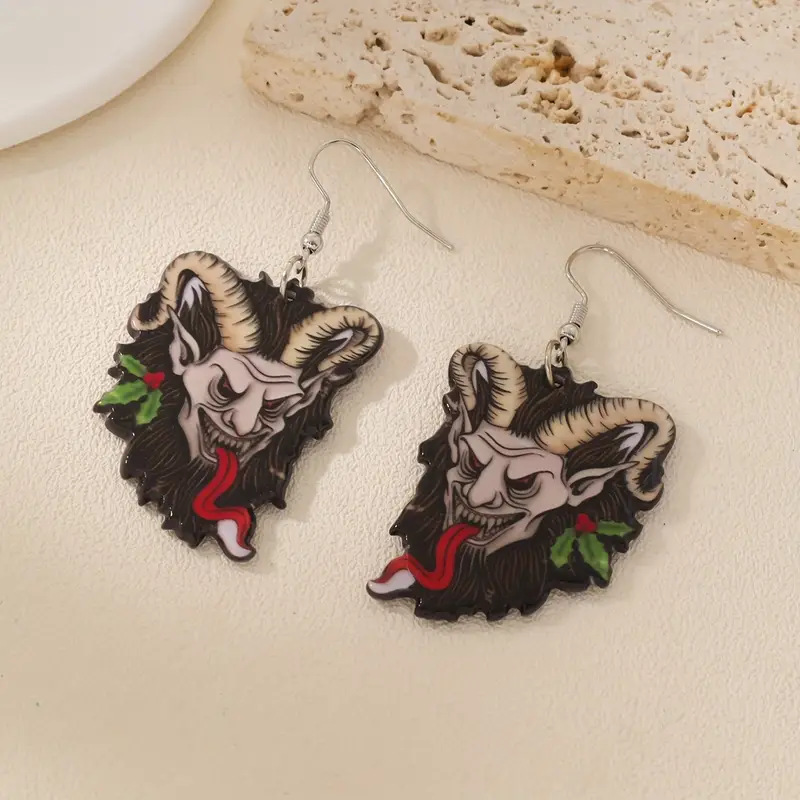 Wholesale Horror Acrylic Flat Earrings