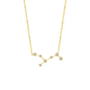 Virgo Constellation Golden