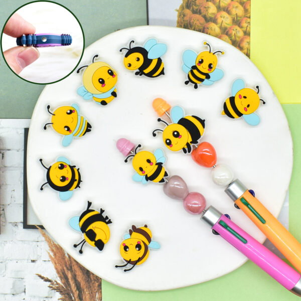Wholesale Cute bee ballpoint pen beads