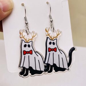 Creative Acrylic Earrings for Christmas - 07