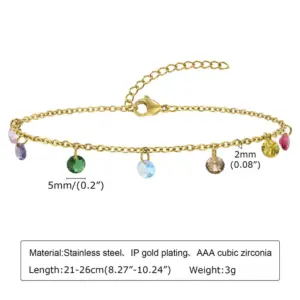 Colored Anklet JC-138GH