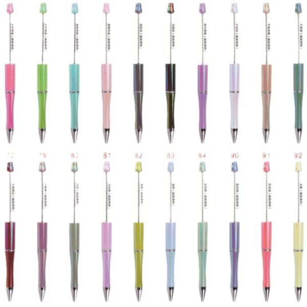 Wholesale beaded pens/DIY colorful bead pen