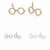 PVD Coated 18K Gold Real Gold Plated Glasses 304 Stainless Steel Fashion Waterproof Non Tarnish Ear Studs