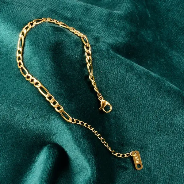 oly-27752ca3c9bc523b3705aa5de532ee4d Wholesale PVD Coated Real Gold Plated 18K Gold Heart 304 Stainless Steel Titanium Steel Waterproof Non Tarnish 304 Stainless Steel Titanium Steel Bracelets