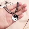 Wholesale New Wax Rope Stainless Steel Chain Necklace Pendant Jewelry Wholesale