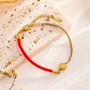 7742 Red Rope Lucky Bracelet