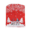Wholesale Christmas Cartoon Forest Snowflake Chair Cover Creative