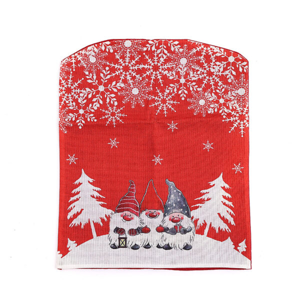 Wholesale Christmas Cartoon Forest Snowflake Chair Cover Creative