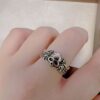 Wholesale Fashion Skull Ring Demon Angel Domineering Personality Trendy Ring Vintage Distressed Skull Men's Ring