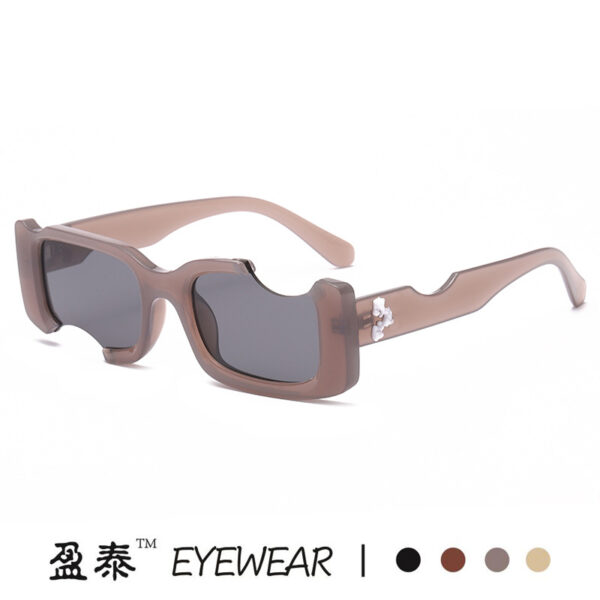 Wholesale New European and American Personality Notch Sunglasses Street Shot Trendy Sunglasses Cross-border Fashion Men's and Women's Sunglasses