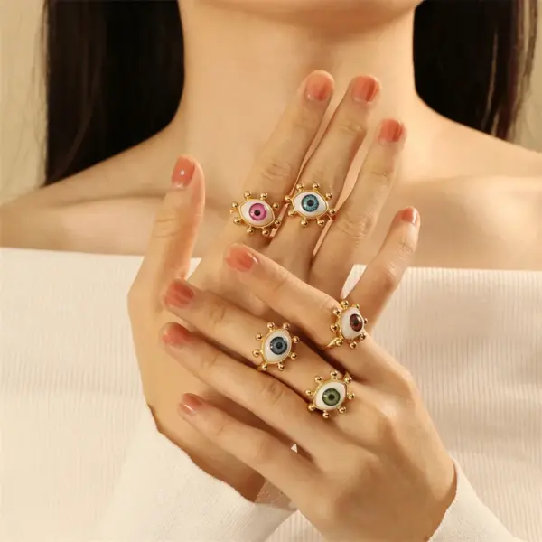 Wholesale Copper Geometric Rings