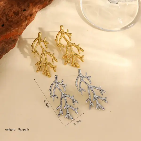 Wholesale 1 Pair Vintage Style Classic Style Scallop Star Starfish Plating 304 Stainless Steel Ear Studs