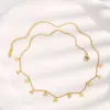 Wholesale Vacuum Plating Real Gold Plated 18K Gold Butterfly 304 Stainless Steel Sweet Simple Style Waterproof Non Tarnish 304 Stainless Steel Necklace